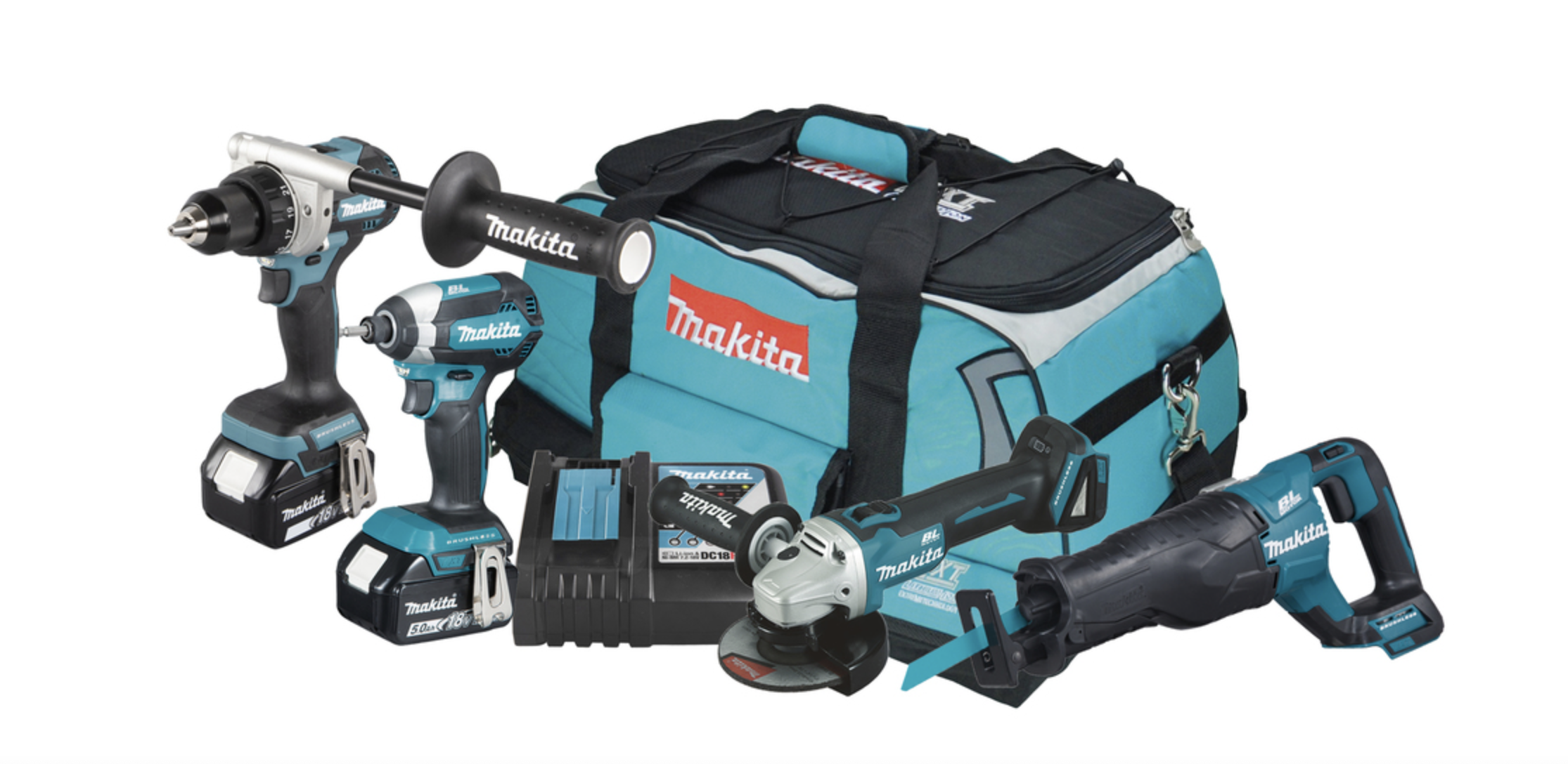 DLX4157TX1 Makita Akku-Kombi-Kit