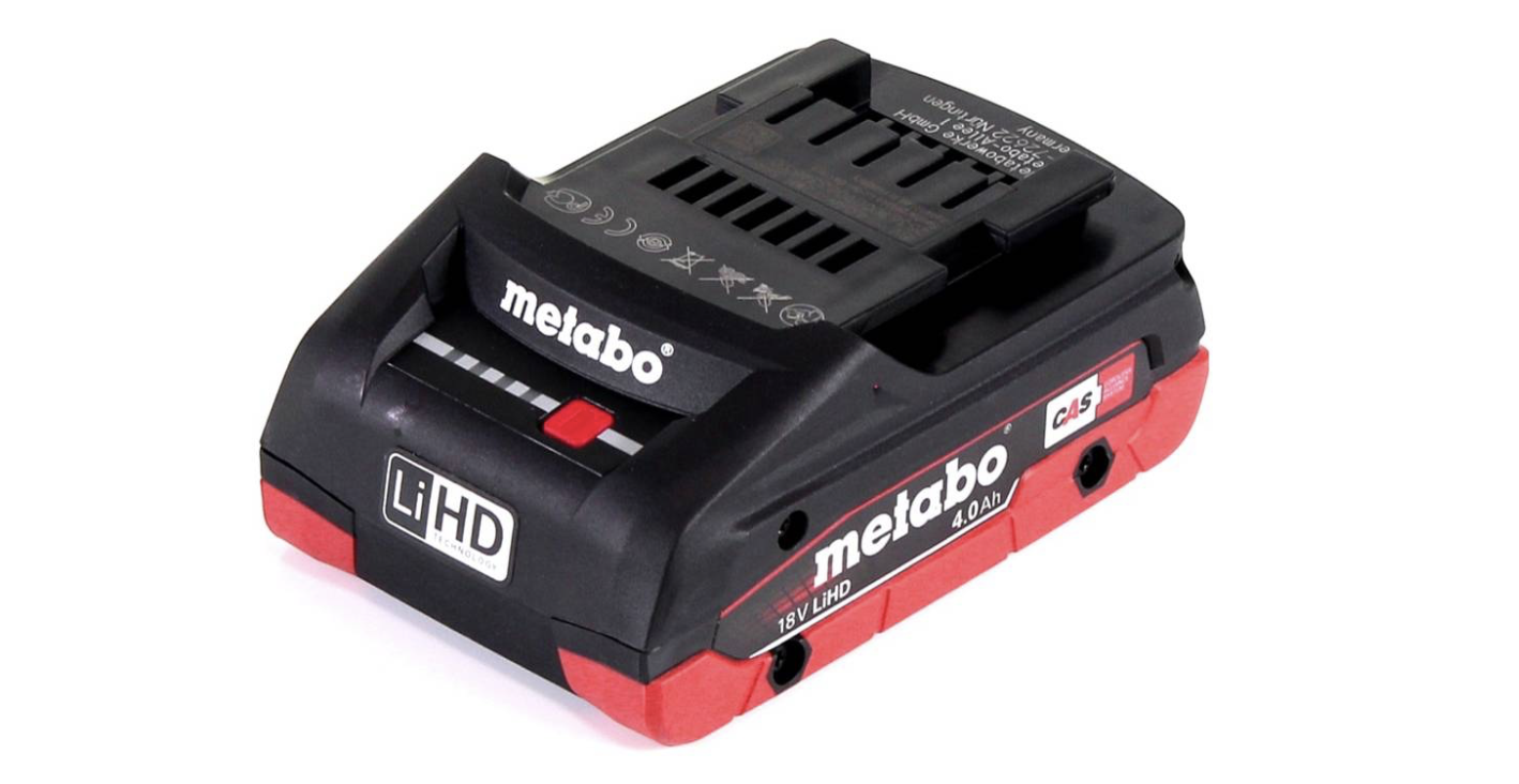 Metabo 18 V 4,0 Ah Akkupack LiHD