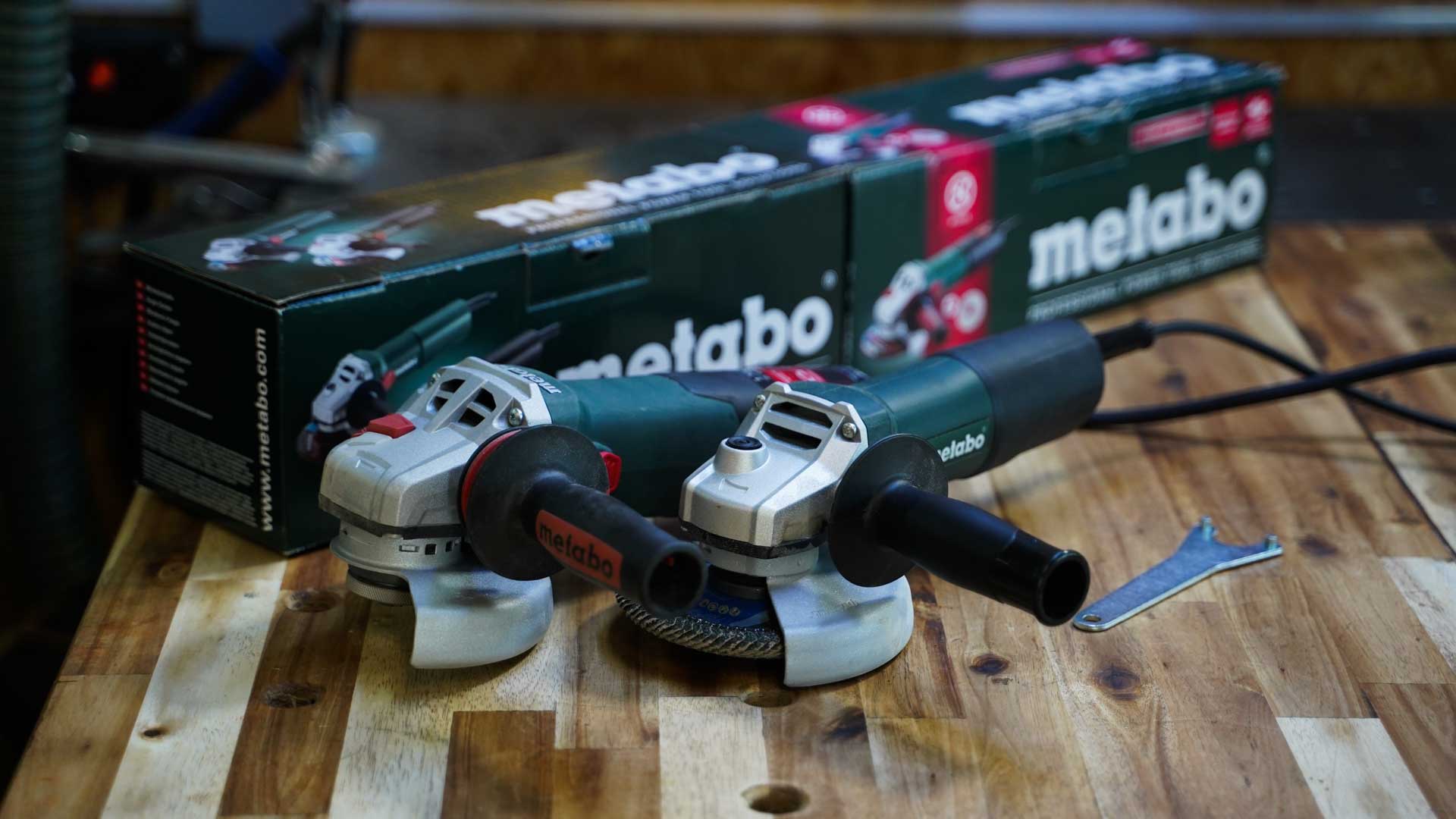 Metabo W 850-125 & WEV 17-125 QUICK
