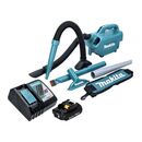 Makita DCL184RA1 Akku-Staubsauger 18V 0,5l 1,4m³/min + 1x Akku 2,0Ah + Ladegerät, image 