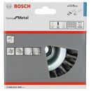 Bosch Kegelbürste Heavy for Metal, gezopft, 115 mm, 0,5 mm, 12500 U/min, M14 (2 608 622 058), image 
