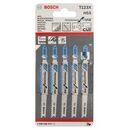 Bosch Stichsägeblatt T 123 XF Progressor for Metal, 5er-Pack (2 608 638 473), image 