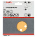 Bosch Schleifblatt C470 für Exzenterschleifer, 115 mm, 180, 8 Löcher, Klett, 5er-Pack (2 608 605 062), image 