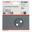 Bosch Schleifblatt F355, 125 mm, 1200, 8 Löcher, Klett, 5er-Pack (2 608 605 123), image 
