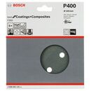 Bosch Schleifblatt F355, 150 mm, 400, 6 Löcher, Klett, 5er-Pack (2 608 605 130), image _ab__is.image_number.default