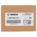 Bosch Fiberschleifscheibe R574 Best for Metal, Zirkonkorund, 115 mm, 22,23 mm, 60 (2 608 606 727), image 