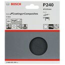 Bosch Schleifblatt Papier F355, 115 mm, 220, ungelocht, Klett, 10er-Pack (2 608 605 499), image _ab__is.image_number.default