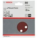 Bosch Schleifblatt C430, 125 mm, 80, 8 Löcher, Klett, 5er-Pack (2 608 605 642), image 