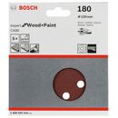 Bosch Schleifblatt C430, 125 mm, 180, 8 Löcher, Klett, 5er-Pack (2 608 605 644), image 