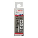 Bosch Metallbohrer HSS-G, DIN 338, 2,8 x 33 x 61 mm, 10er-Pack (2 608 595 054), image 