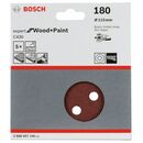 Bosch Schleifblatt C430, 115 mm, 180, 8 Löcher, Klett, 5er-Pack (2 608 607 246), image _ab__is.image_number.default