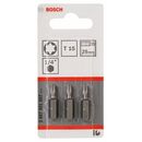 Bosch Schrauberbit Extra-Hart T15, 25 mm, 3er-Pack (2 607 001 607), image 