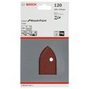 Bosch Schleifblatt C430, 100 x 170 mm, 120, 4 Löcher, Klett, 5er-Pack (2 608 607 430), image 