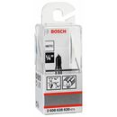 Bosch "V-Nutfräser 1/4"", D1 6,3 mm, L 9,2 mm, G 45 mm, 90°" (2 608 628 630), image 