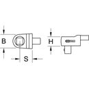 KS Tools 9x12mm Einsteck-Vierkant, 1/4", image _ab__is.image_number.default