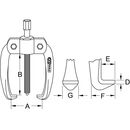 KS Tools BASIC Universal-Abzieher 2-armig, 20-160mm, image _ab__is.image_number.default