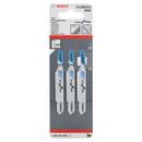 Bosch Stichsägeblatt T 118 GFS Basic for Stainless Steel, 3er-Pack (2 608 636 498), image 