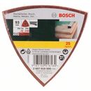 Bosch Schleifblatt-Set für Deltaschleifer, 93 mm, 60 - 240, 6 Löcher, 25er-Pack (2 607 019 500), image _ab__is.image_number.default