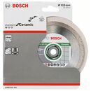 Bosch Diamanttrennscheibe Standard for Ceramic, 115 x 22,23 x 1,6 x 7 mm, 1er-Pack (2 608 602 201), image _ab__is.image_number.default