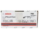 Bosch Schleifblatt Papier C470, 115 mm, 80, ungelocht, Klett, 50er-Pack (2 608 607 942), image 