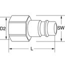 KS Tools Messing-Stecknippel mit Innengewinde,  G1/2"IG, image _ab__is.image_number.default