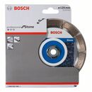 Bosch Diamanttrennscheibe Standard for Stone, 125 x 22,23 x 1,6 x 10 mm, 1er-Pack (2 608 602 598), image 
