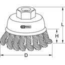 KS Tools Stahldrahttopfbürste 0,5mm, Ø 80mm, image _ab__is.image_number.default