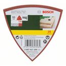 Bosch Schleifblatt-Set für Deltaschleifer, 93 mm, 180, 6 Löcher, 25er-Pack (2 607 017 109), image _ab__is.image_number.default
