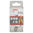 Bosch Stufenbohrer HSS-TiN, für Kabelverschraubung, 6 - 37 mm, 10 mm, 93 mm, 12 Stufen (2 608 587 435), image _ab__is.image_number.default
