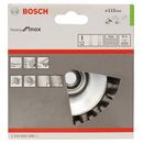 Bosch Kegelbürste Heavy for Inox, gezopft, rostfrei, 115 mm, 0,35 mm, 12500 U/min, M14 (2 608 622 109), image _ab__is.image_number.default