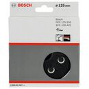 Bosch Stützteller, 125 mm, mittelhart (2 608 601 607), image 