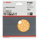 Bosch Schleifblatt C470, 150 mm, 180, Multilochung, Klett, 5er-Pack (2 608 608 X86), image 