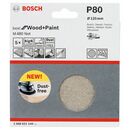 Bosch Schleifblatt M480 Net, Best for Wood and Paint, 125 mm, 80, 5er-Pack (2 608 621 144), image _ab__is.image_number.default