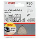 Bosch Schleifblatt M480 Net, Best for Wood and Paint, 93 mm, 80, 5er-Pack (2 608 621 189), image 