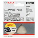 Bosch Schleifblatt M480 Net, Best for Wood and Paint, 93 mm, 320, 5er-Pack (2 608 621 196), image _ab__is.image_number.default