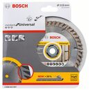 Bosch Diamanttrennscheibe Standard for Universal, 115 x22,23 x 2 x 10 mm (2 608 615 057), image 