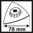 Bosch Carbide-RIFF Schleifteller AVZ 90 RT2, 90 mm, Körnung 20 (2 609 256 F13), image _ab__is.image_number.default