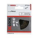 Bosch Topfbürste X-LOCK Clean for Metal, 75 mm, 0,3 mm, gewellte Messingbürste (2 608 620 730), image _ab__is.image_number.default