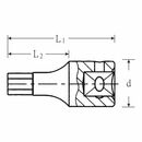 Stahlwille 1/4" (6,3mm) INHEX-Einsatz SW.5mm L.28mm, image _ab__is.image_number.default