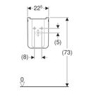 Geberit Halbsäule RENOVA PLAN für Waschtisch weiß, image _ab__is.image_number.default