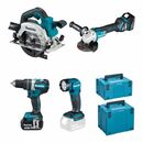 Makita Akku-Spezial Set 18 V DLX4154TJ, image 