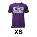 Basketball T-Shirt Göttingen BG Veilchen Größe XS Lila 100% Baumwolle K1X, image 