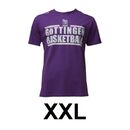 Basketball T-Shirt Göttingen BG Veilchen Größe XXL Lila 100% Baumwolle K1X, image 