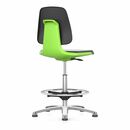 bimos Arbeitsstuhl Labsit grün mit Gleiter Sitzschale Sitzhöhe 520-770 mm, image 