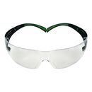 3M Schutzbrille SecureFit-SF400 Bügel schwarz grün PC-Scheibe klar EN166 EN170, image 