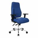 Topstar Bürodrehstuhl blau Lehnen-H.600mm Sitz-H.430-510mm ohne Armlehnen, image 