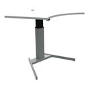 STIER Elektrisch höhenverstellbarer Steh-Tisch 501-19 138x92cm Weiß mel. 68-120cm, image 