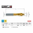 RUKO Flachsenker DIN 373 HSS-TiN mit Zylinderschaft und festem Führungszapfen 4,5 mm, image 