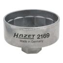 HAZET Ölfilter-Schlüssel 2169 Vierkant hohl 10 mm (3/8 Zoll) Außen-14-kant Profil, image _ab__is.image_number.default