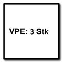 Fein E-Cut Precision Starlock Sägeblatt 3 Stk. 50 x 35 mm ( 63502126220 ) HCS-Stahl, image _ab__is.image_number.default